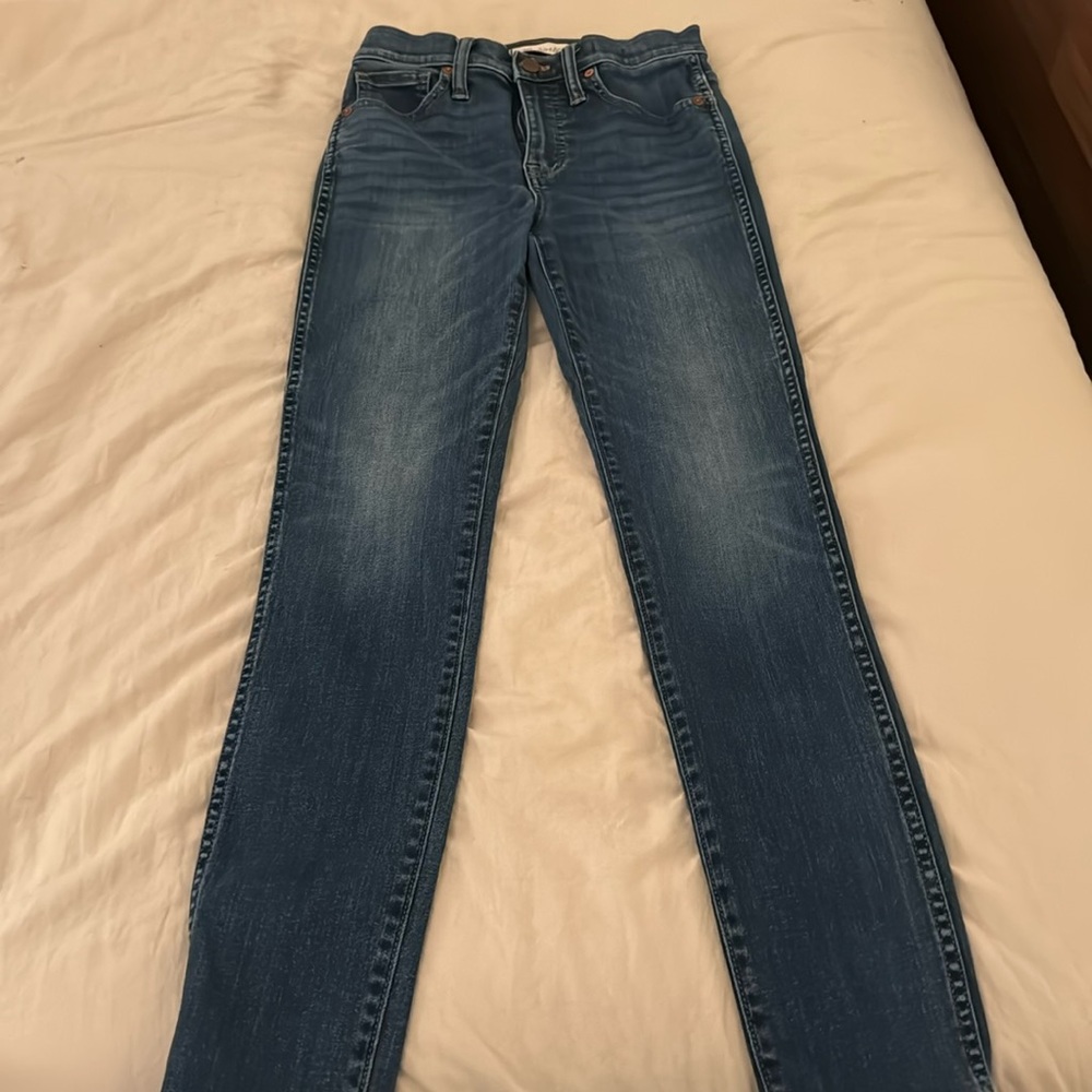 High rise skinny Madewell jeans